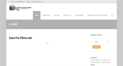Desktop Screenshot of carsforfilms.net