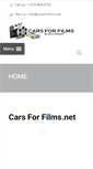 Mobile Screenshot of carsforfilms.net