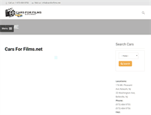 Tablet Screenshot of carsforfilms.net